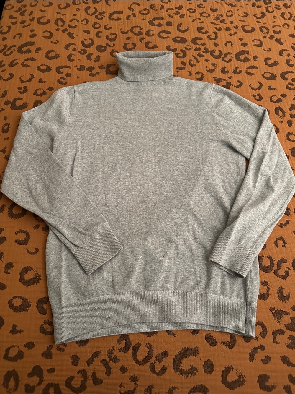H&M Light Grey Men’s Turtleneck Shirt 100% cotton